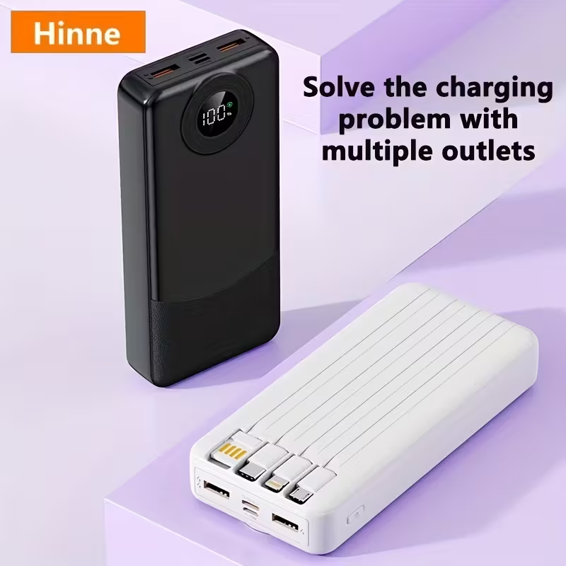 Universal Portable Power Bank Multi-Output USB Type-C Charger Rechargeable 36V