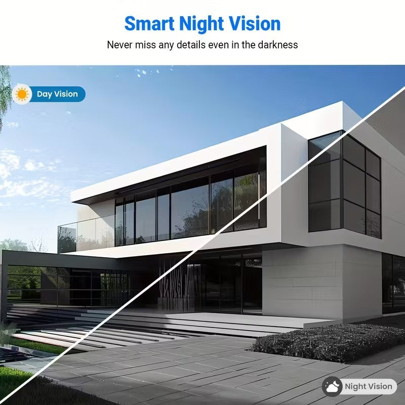 2K Wireless Video Doorbell Camera AI Detection Battery Powered | Intercom Access