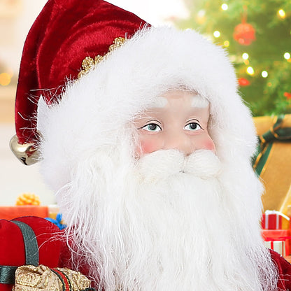 18" Christmas Santa Claus Figure Traditional Standing Xmas Father Home Decors