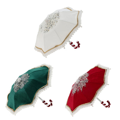 Christmas Tree Baubles Umbrella Hanging Decorations Mini Xmas Ornament Gift