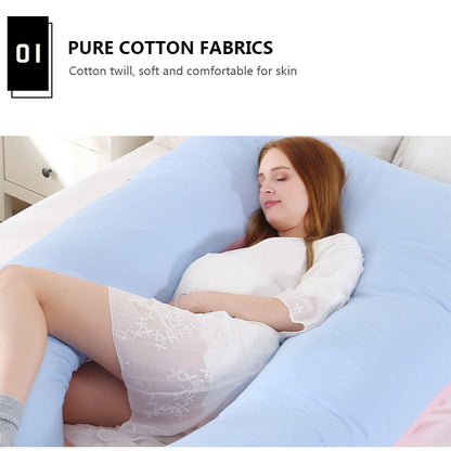 Pregnancy Pillow for Sleeping U Shaped Maternity Pillow Support for Back Hip Leg