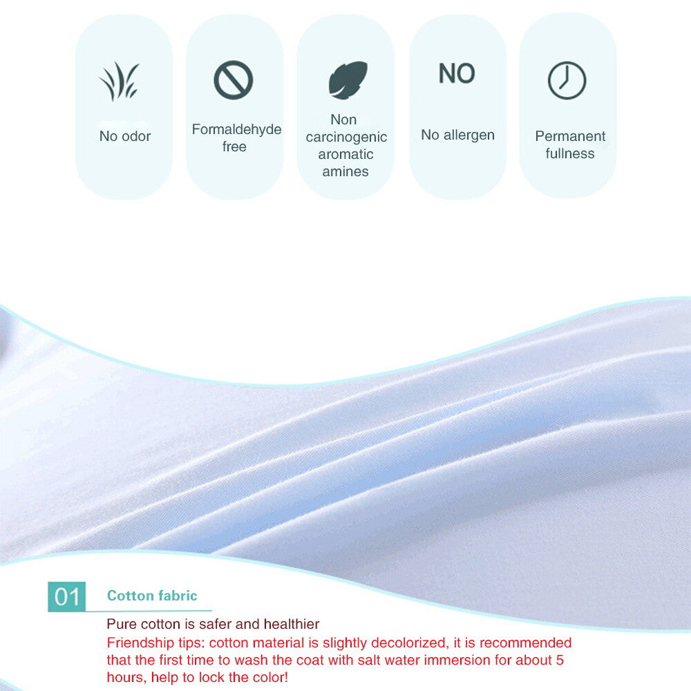 Pregnancy Pillow for Sleeping U Shaped Maternity Pillow Support for Back Hip Leg