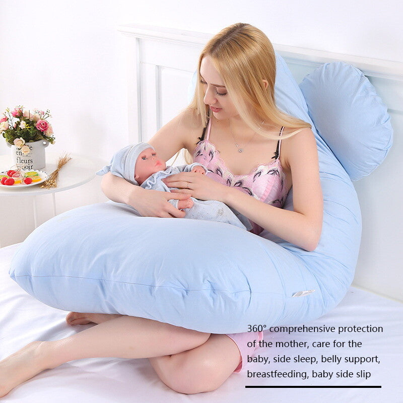 Pregnancy Pillow for Sleeping U Shaped Maternity Pillow Support for Back Hip Leg