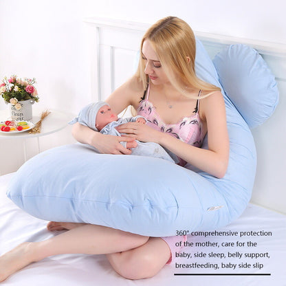 Pregnancy Pillow for Sleeping U Shaped Maternity Pillow Support for Back Hip Leg