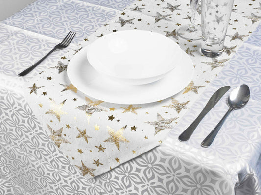 Large 135Cm Long Table Runner Roll Winter Christmas New Years Dinner Party Decor