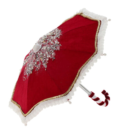 Christmas Tree Baubles Umbrella Hanging Decorations Mini Xmas Ornament Gift