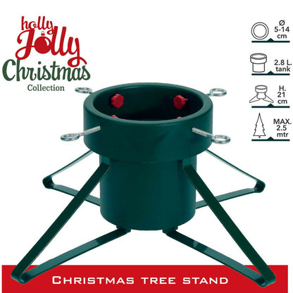 Metal Christmas Tree Stand Holder Traditional Xmas Heavy Duty Clamp Pot Base