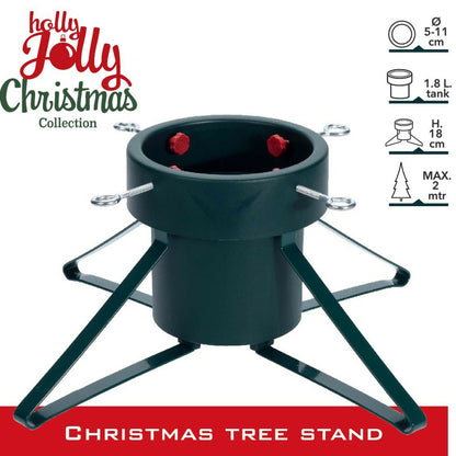 Metal Christmas Tree Stand Holder Traditional Xmas Heavy Duty Clamp Pot Base