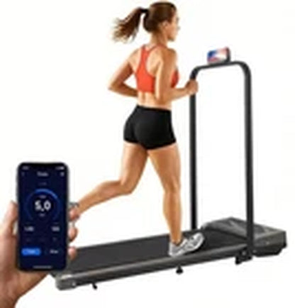 12Km/H Walking Pad Treadmill under Desk Treadmill with Incline & Holder & Remote