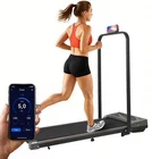 12Km/H Walking Pad Treadmill under Desk Treadmill with Incline & Holder & Remote