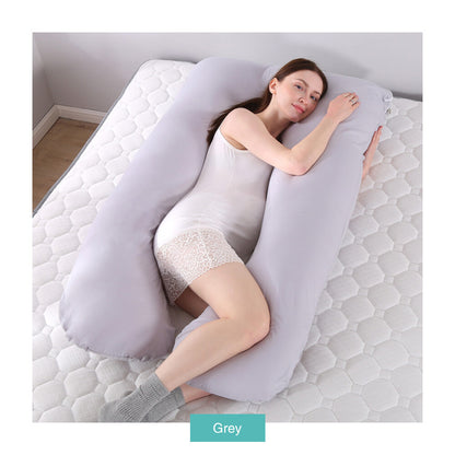 Pregnancy Pillow for Sleeping U Shaped Maternity Pillow Support for Back Hip Leg