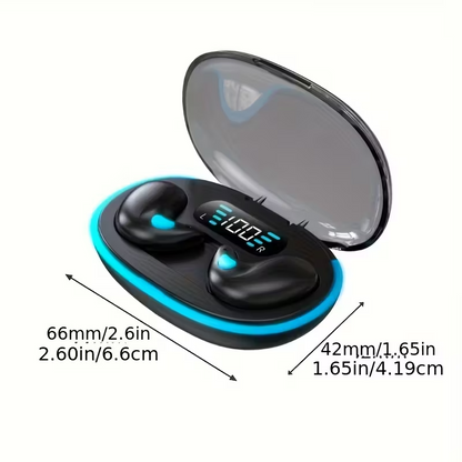 True Wireless Earbuds Bluetooth In-Ear Headphones w/ Digital LED Display & Long