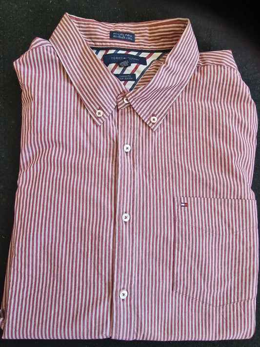 Tommy Hilfiger MEN'S Long Sleeve Shirt XL In Excellent Condition.