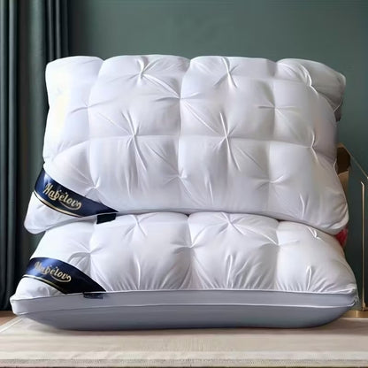 1/2pcs Luxury Five-Star Hotel Quality Pillow - Deep Sleep Neck Support, High-Den