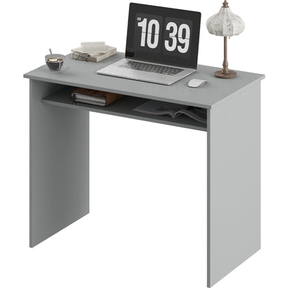 Writing Desk Laptop Table Workstation with Shelf Home Office