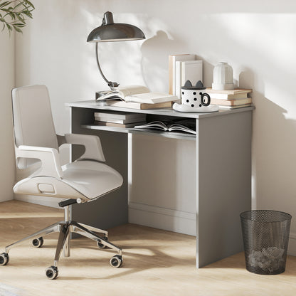 Writing Desk Laptop Table Workstation with Shelf Home Office