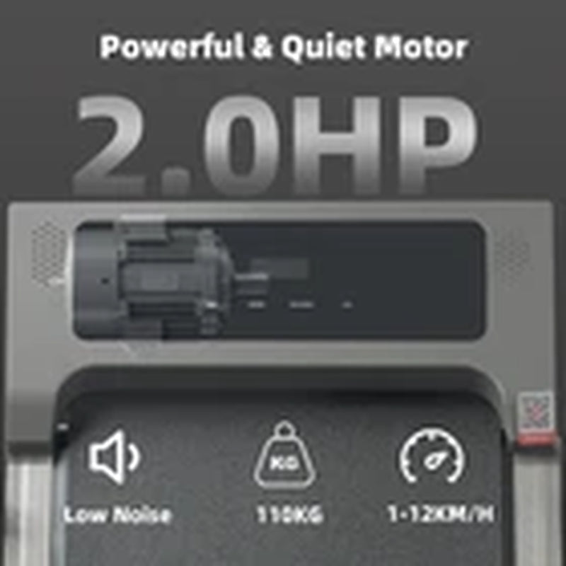 12Km/H Walking Pad Treadmill under Desk Treadmill with Incline & Holder & Remote