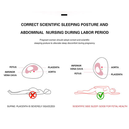 Pregnancy Pillow for Sleeping U Shaped Maternity Pillow Support for Back Hip Leg