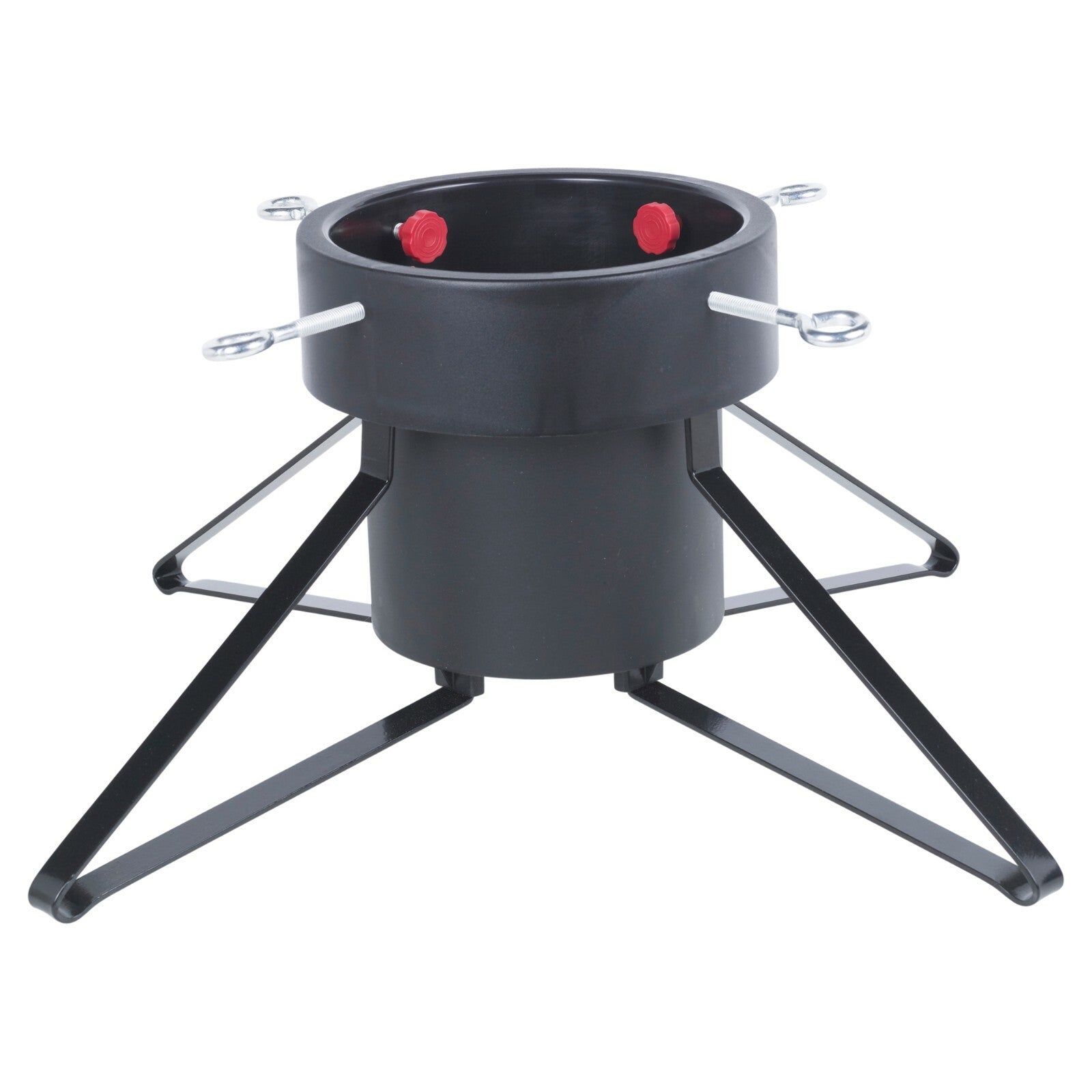 Metal Christmas Tree Stand Holder Traditional Xmas Heavy Duty Clamp Pot Base