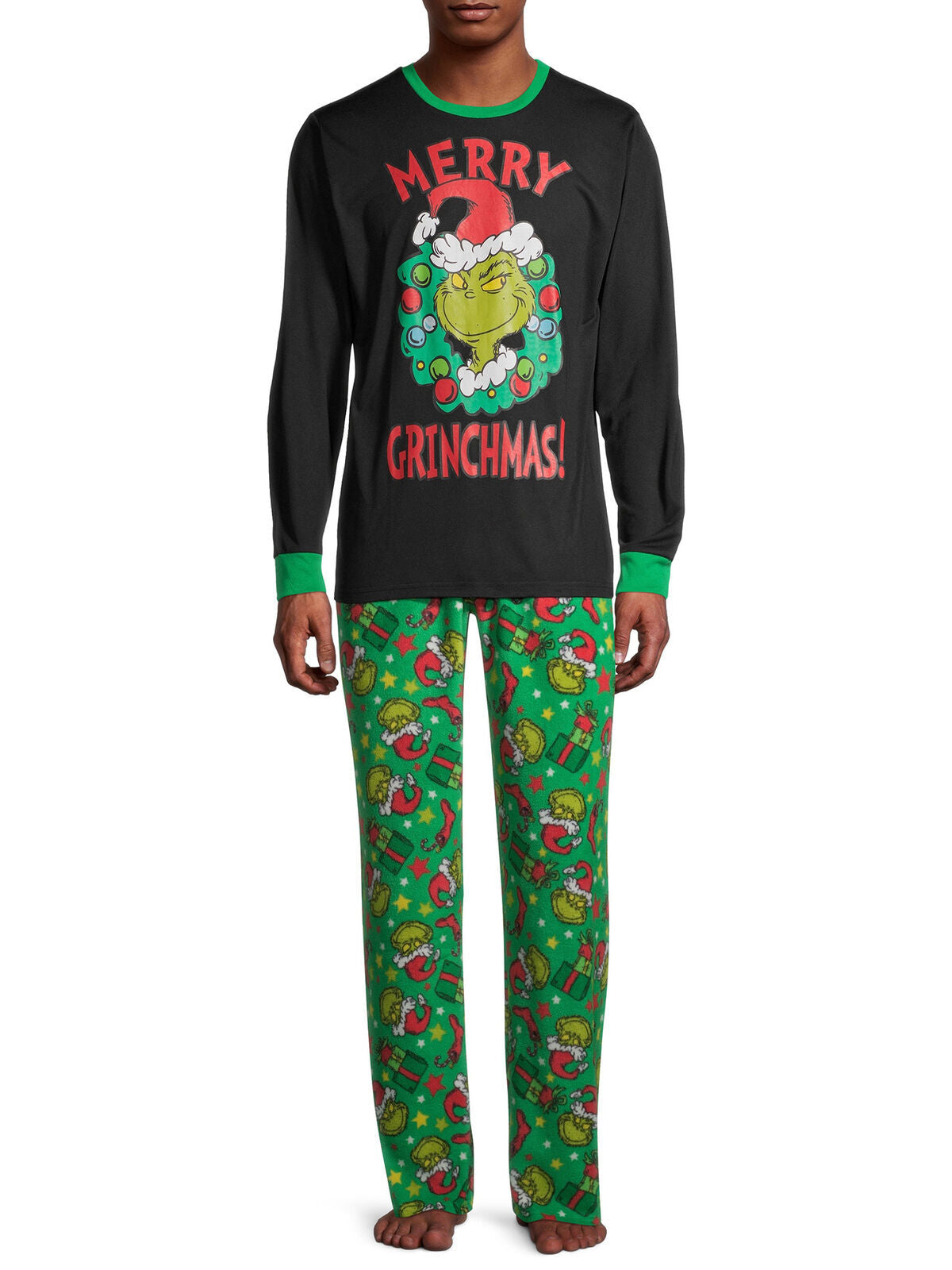 2025 Family Matching Christmas Pyjamas the Grinch Adult Kids Nightwear Pajamas