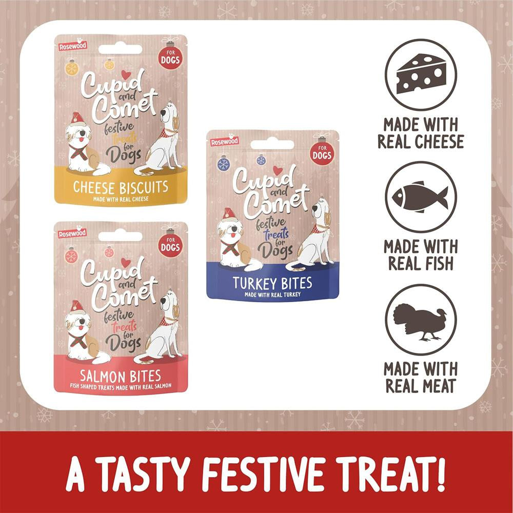 Rosewood Dog & Cat Christmas Stockings with Treats & Toys