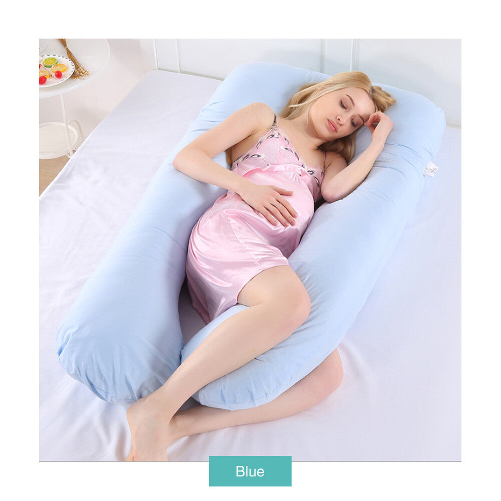 Pregnancy Pillow for Sleeping U Shaped Maternity Pillow Support for Back Hip Leg