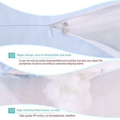 Pregnancy Pillow for Sleeping U Shaped Maternity Pillow Support for Back Hip Leg