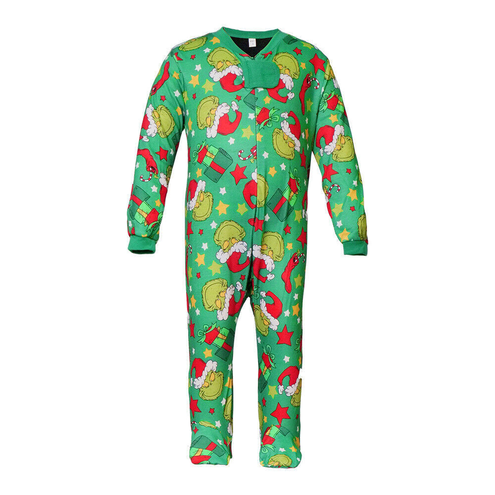 2025 Family Matching Christmas Pyjamas the Grinch Adult Kids Nightwear Pajamas