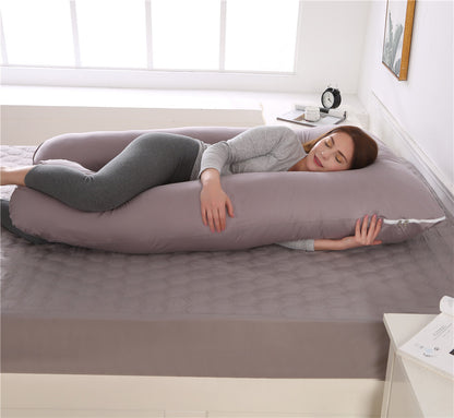 Pregnancy Pillow for Sleeping U Shaped Maternity Pillow Support for Back Hip Leg